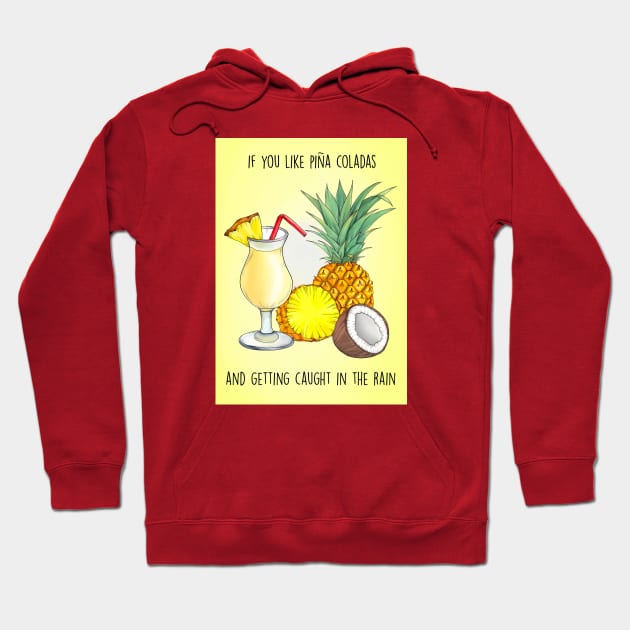 PINA COLADAS Hoodie by Poppy and Mabel